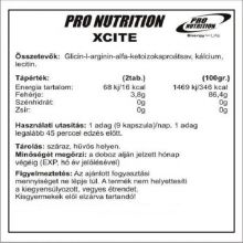 Pro Nutrition Xcite speciális zsírégető 144 kapsz.