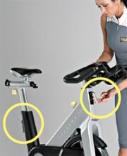 TechnoGym Excite Group Cycle Spinning kerékpár állíthtóság